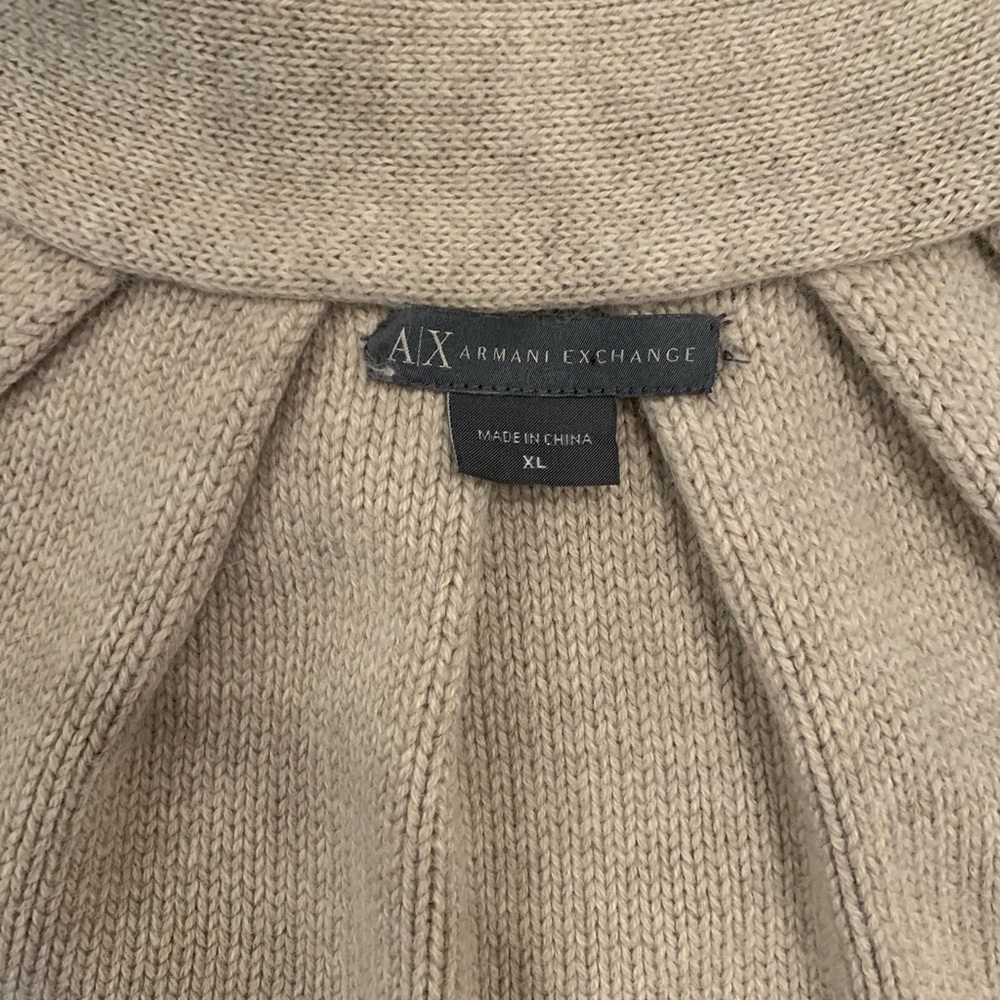 Short sleeve Armani Exchange cardigan w/ pockets - Picture 6 of 6